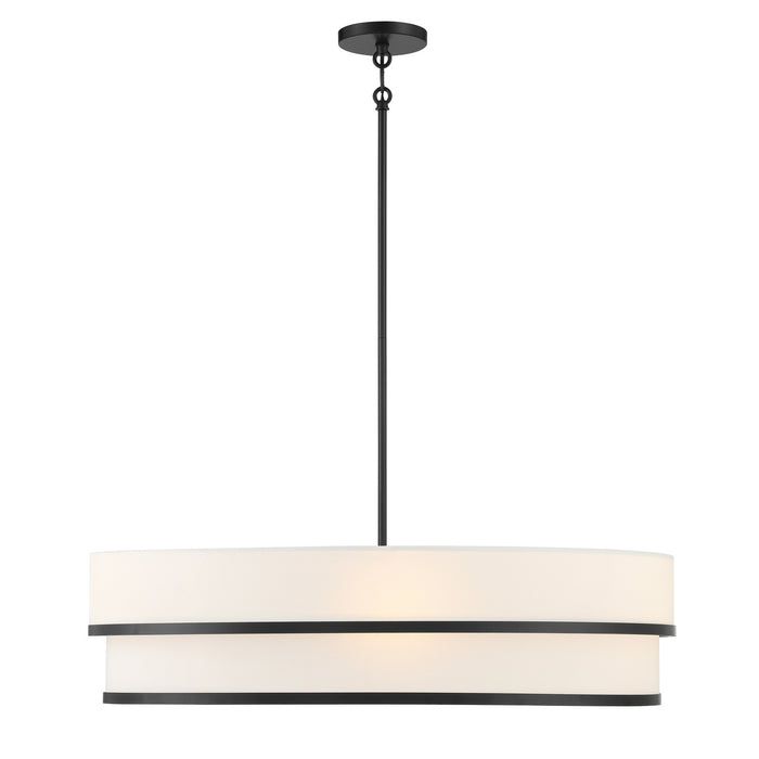 Minka-Lavery - 2448-66A - Four Light Pendant - Cascade - Coal