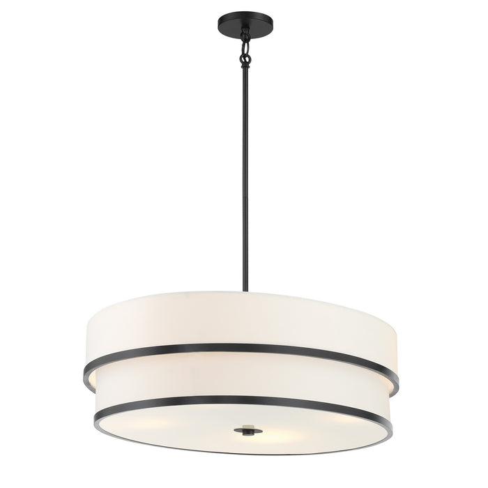 Minka-Lavery - 2448-66A - Four Light Pendant - Cascade - Coal