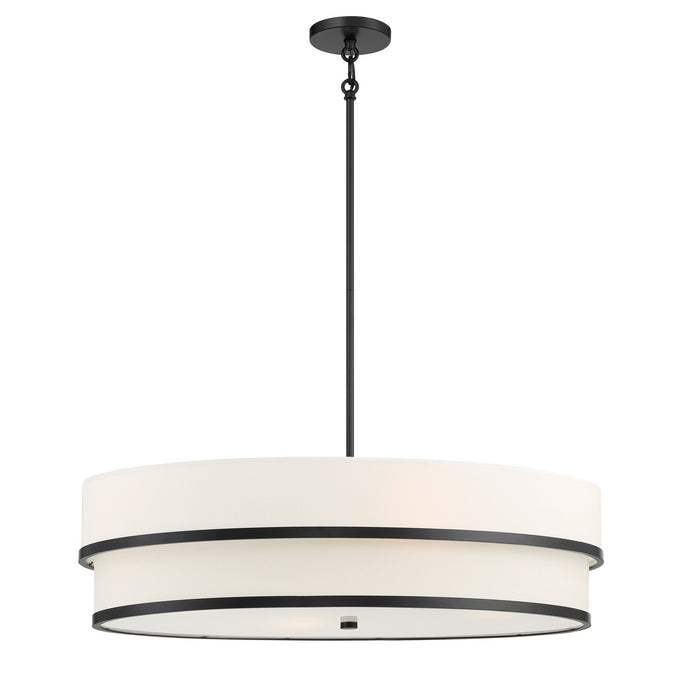 Minka-Lavery - 2448-66A - Four Light Pendant - Cascade - Coal