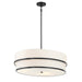 Minka-Lavery - 2449-66A - Four Light Pendant - Cascade - Coal