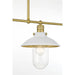Minka-Lavery - 5137-799 - Four Light Island Pendant - Downtown Edison - White And Soft Brass