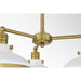 Minka-Lavery - 5138-799 - Three Light Chandelier - Downtown Edison - White And Soft Brass