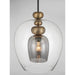 Metropolitan - N6661-865 - One Light Pendant - Amesbury - Coal And Oxidized Aged Brass