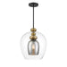 Metropolitan - N6661-865 - One Light Pendant - Amesbury - Coal And Oxidized Aged Brass