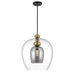 Metropolitan - N6662-865 - One Light Pendant - Amesbury - Coal And Oxidized Aged Brass