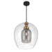Metropolitan - N6662-865 - One Light Pendant - Amesbury - Coal And Oxidized Aged Brass