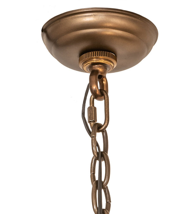 Meyda Tiffany - 251967 - Ten Light Chandelier - Antlers - Antique Copper