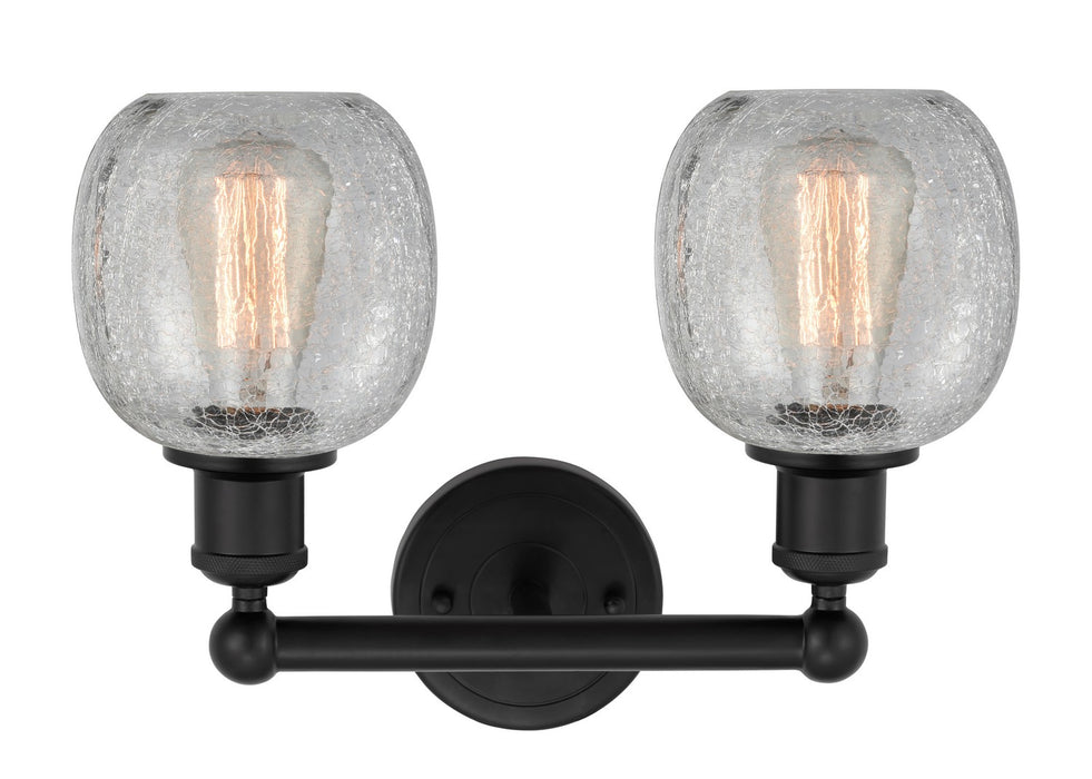 Innovations - 616-2W-BK-G105 - Two Light Bath Vanity - Edison - Matte Black