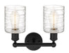 Innovations - 616-2W-BK-G1113 - Two Light Bath Vanity - Edison - Matte Black