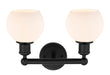 Innovations - 616-2W-BK-G121-6 - Two Light Bath Vanity - Edison - Matte Black