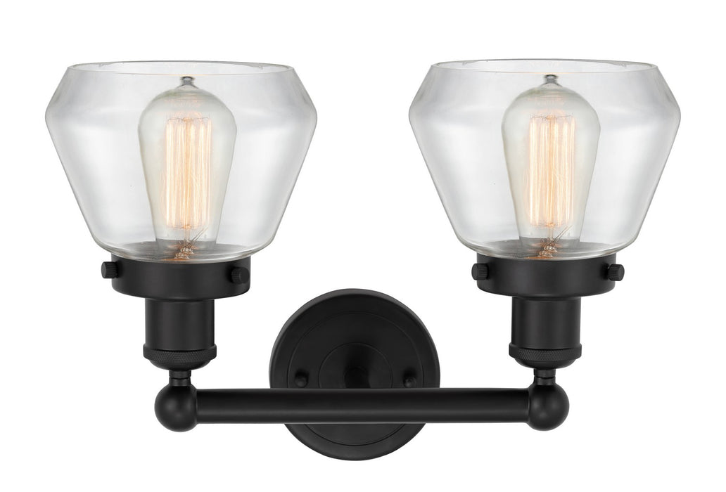 Innovations - 616-2W-BK-G172 - Two Light Bath Vanity - Edison - Matte Black