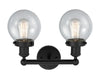 Innovations - 616-2W-BK-G204-6 - Two Light Bath Vanity - Edison - Matte Black