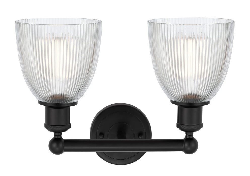 Innovations - 616-2W-BK-G382 - Two Light Bath Vanity - Edison - Matte Black