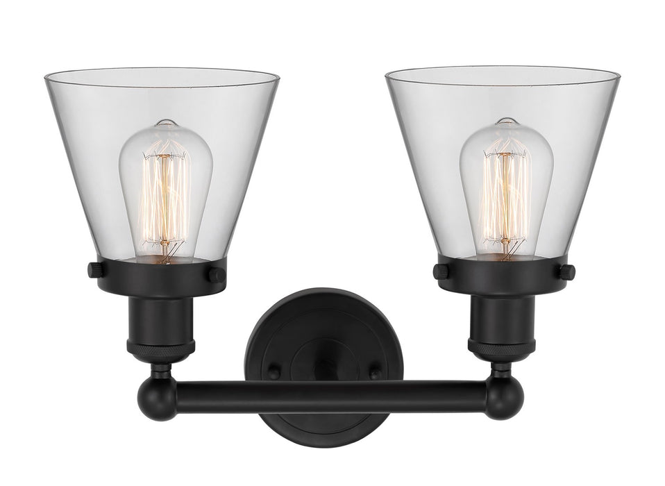 Innovations - 616-2W-BK-G62 - Two Light Bath Vanity - Edison - Matte Black
