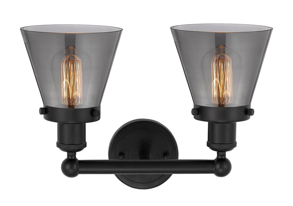 Innovations - 616-2W-BK-G63 - Two Light Bath Vanity - Edison - Matte Black