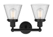 Innovations - 616-2W-BK-G64 - Two Light Bath Vanity - Edison - Matte Black