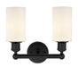 Innovations - 616-2W-BK-G801 - Two Light Bath Vanity - Edison - Matte Black