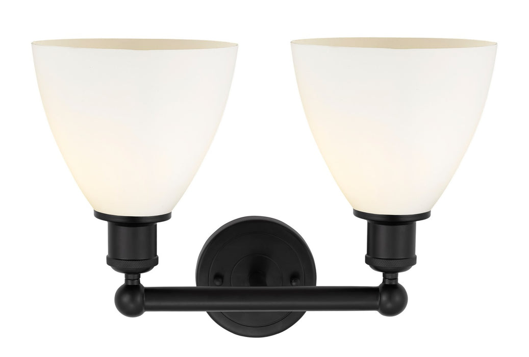 Innovations - 616-2W-BK-GBD-751 - Two Light Bath Vanity - Edison - Matte Black