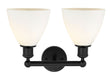 Innovations - 616-2W-BK-GBD-751 - Two Light Bath Vanity - Edison - Matte Black
