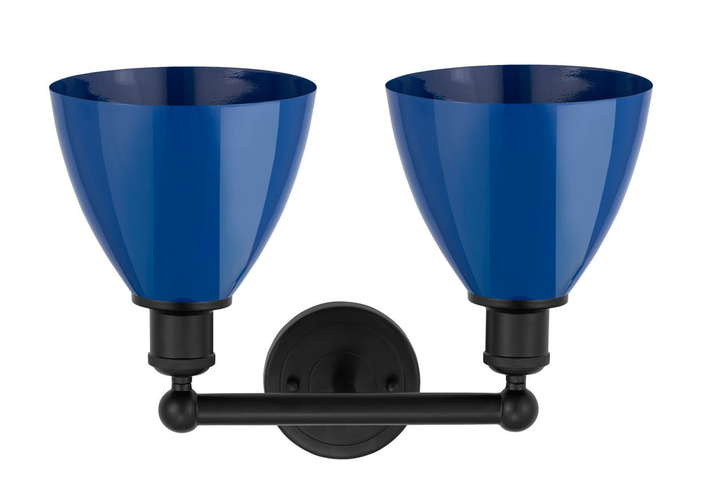 Innovations - 616-2W-BK-MBD-75-BL - Two Light Bath Vanity - Edison - Matte Black