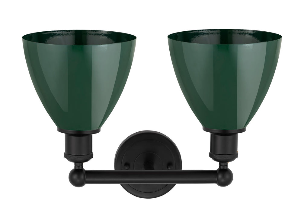 Innovations - 616-2W-BK-MBD-75-GR - Two Light Bath Vanity - Edison - Matte Black