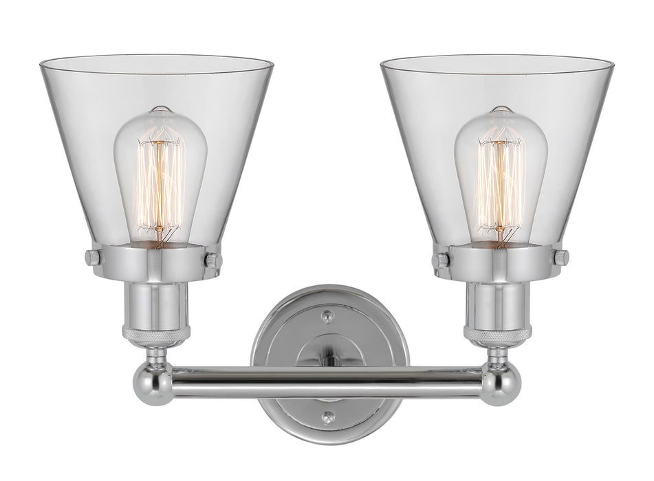 Innovations - 616-2W-PC-G62 - Two Light Bath Vanity - Edison - Polished Chrome