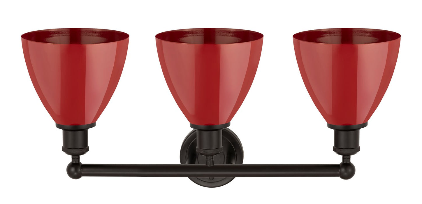 Innovations - 616-3W-OB-MBD-75-RD - Three Light Bath Vanity - Edison - Oil Rubbed Bronze