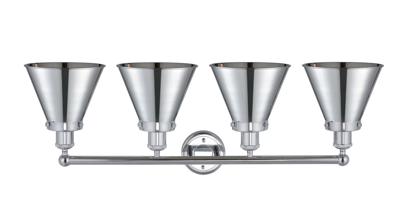 Innovations - 616-4W-PC-M13-PC - Four Light Bath Vanity - Franklin Restoration - Polished Chrome