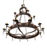 Meyda Tiffany - 248627 - 24 Light Chandelier - Warwick - Copper Rust