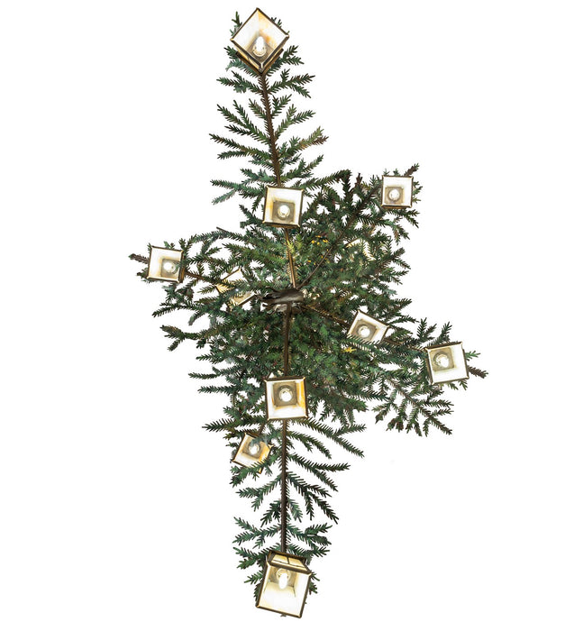 Meyda Tiffany - 253317 - 15 Light Chandelier - Pine Branch - Antique Copper