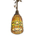 Meyda Tiffany - 255871 - One Light Mini Pendant - Tiffany Acorn - Antique Copper