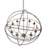 Meyda Tiffany - 256204 - 12 Light Chandelier - Atom Enerjisi - Gunmetal