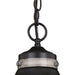 Vaxcel - P0368 - One Light Pendant - Sheffield - New Bronze and Distressed Ash with Light Silver Inner