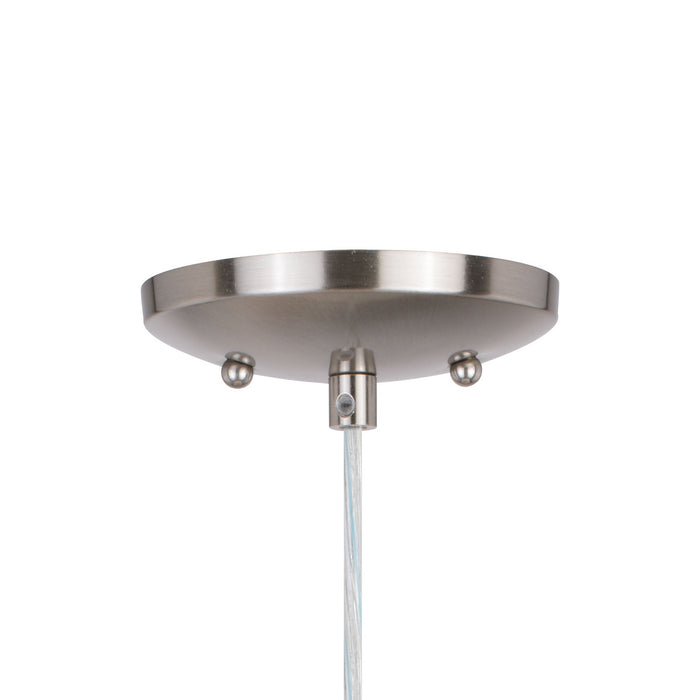 Vaxcel - P0385 - One Light Mini Pendant - Milano - Satin Nickel