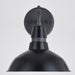 Vaxcel - T0650 - One Light Outdoor Wal Mount - Buena Park - Black and Vintage Black with Matte White Inner