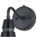 Vaxcel - T0650 - One Light Outdoor Wal Mount - Buena Park - Black and Vintage Black with Matte White Inner