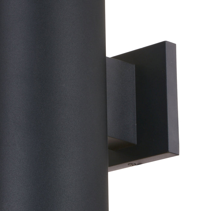 Vaxcel - T0652 - Two Light Outdoor Wall Mount - Chiasso - Textured Black