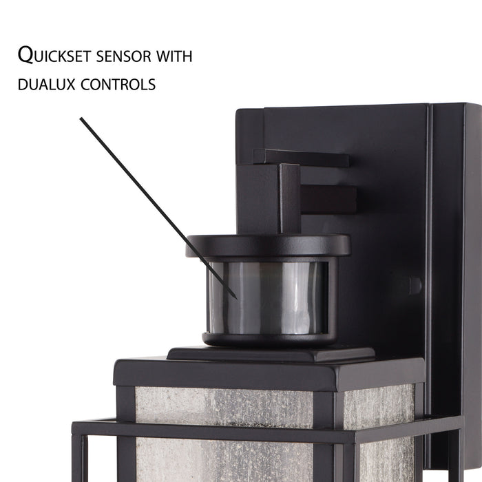 Vaxcel - T0662 - One Light Outdoor Motion Sensor Wall Mount - Hyde Park - Espresso Bronze