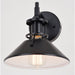 Vaxcel - W0415 - One Light Wall Sconce - Canton - Black and Matte White