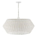 Capital Lighting - 347861HH - Six Light Pendant - Boca - Chalk White