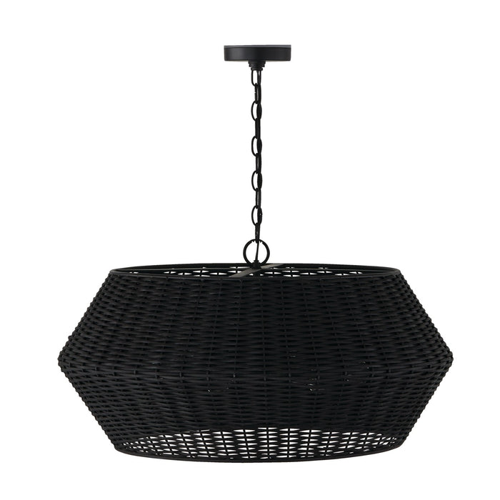 Capital Lighting - 347861MB - Six Light Pendant - Boca - Matte Black