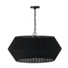 Capital Lighting - 347861MB - Six Light Pendant - Boca - Matte Black
