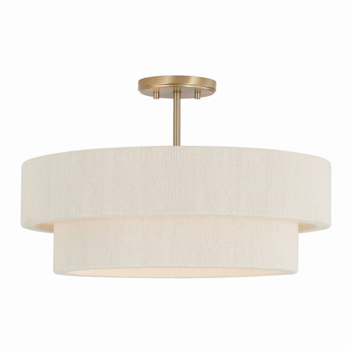 Capital Lighting - 349841MA - Four Light Pendant - Delaney - Matte Brass