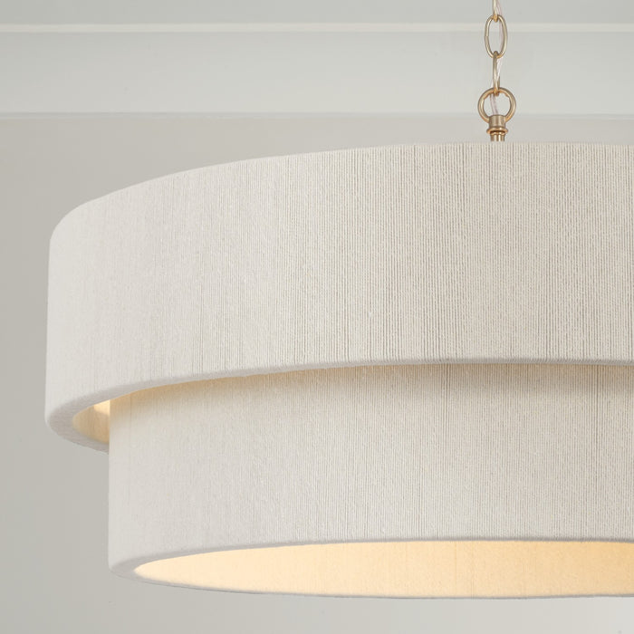 Capital Lighting - 349842MA - Four Light Pendant - Delaney - Matte Brass