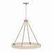 Capital Lighting - 449841MA - Four Light Chandelier - Delaney - Matte Brass