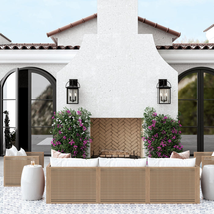 Capital Lighting - 948041BK - Four Light Outdoor Wall Lantern - Bryson - Black