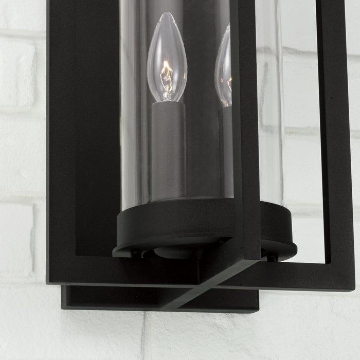 Capital Lighting - 948221BK - Two Light Outdoor Wall Lantern - Kent - Black