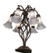 Meyda Tiffany - 255813 - Six Light Table Lamp - Gray - Mahogany Bronze