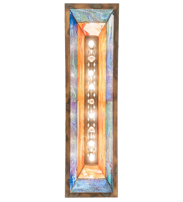 Meyda Tiffany - 258790 - Nine Light Pendant - Personalized - Antique Copper,Burnished