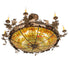 Meyda Tiffany - 258340 - 16 Light Semi-Flushmount - Acorn & Oak Leaf - Antique Copper